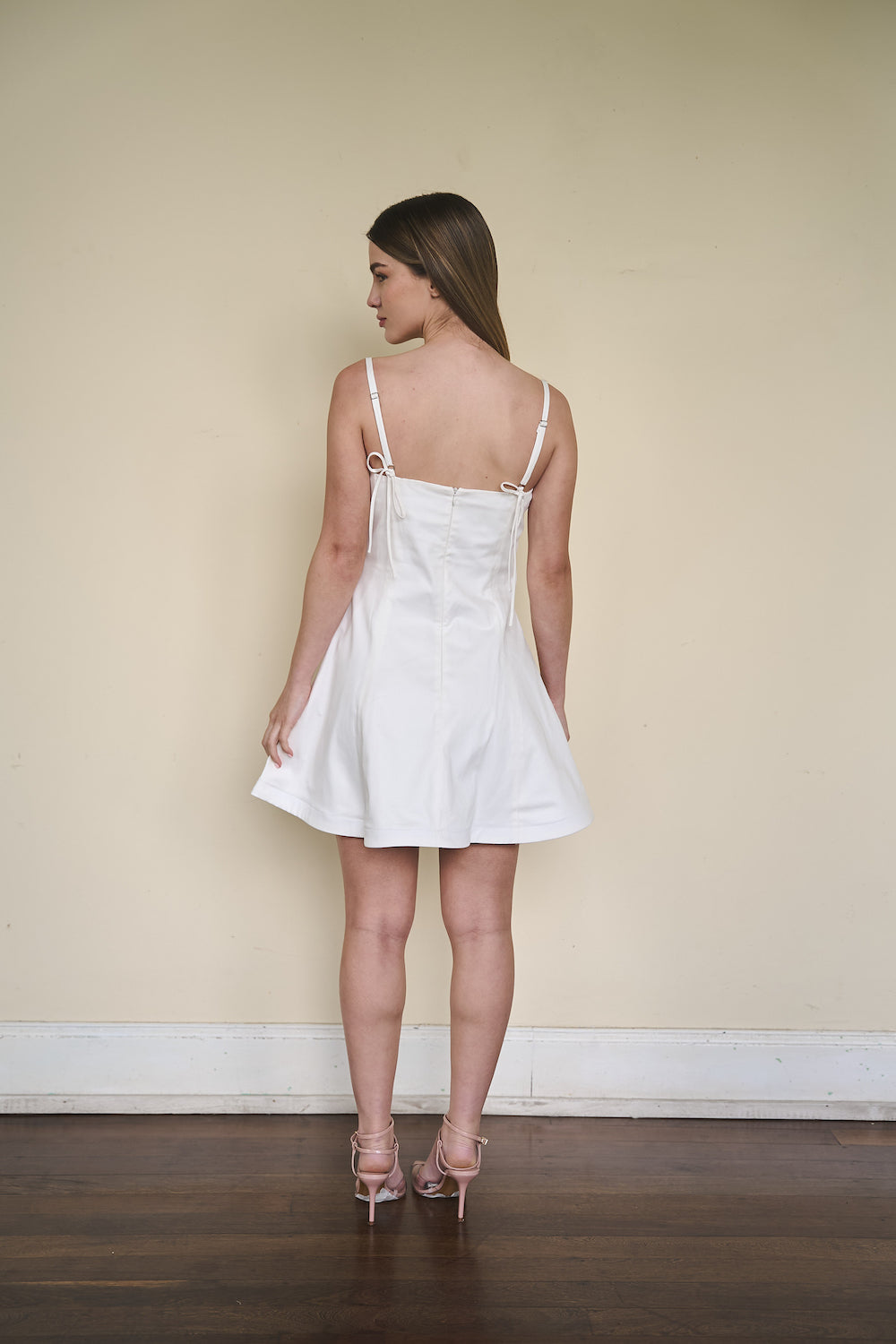 Aurora Dress Blue Flowers