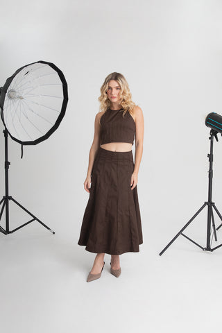 Vela Chocolate Skirt