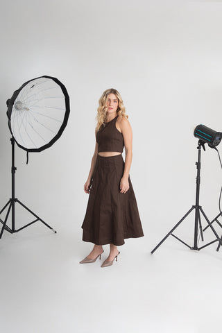 Vela Chocolate Skirt