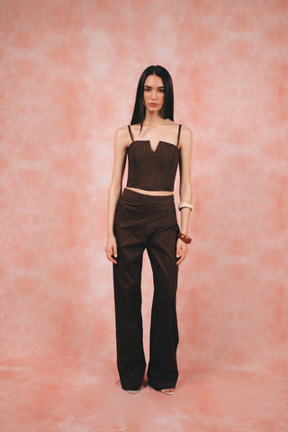 Mila Brown Pants