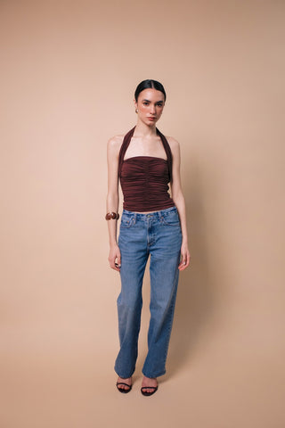 Sienna Brown Top