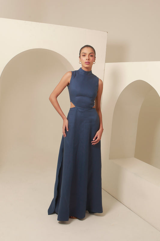 Vittoria Navy Dress