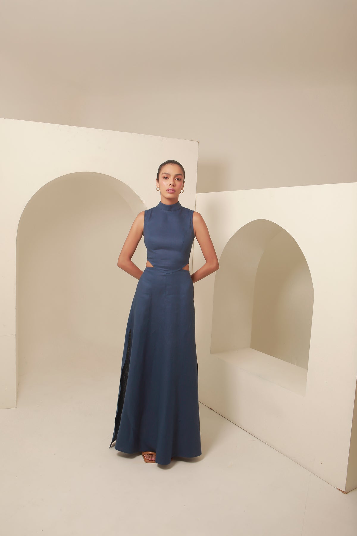 Vittoria Navy Dress